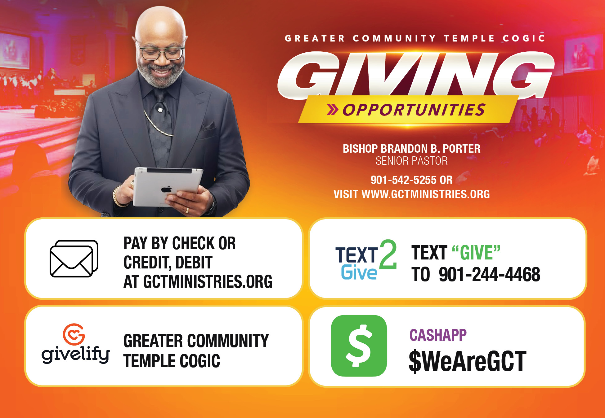 Different Giving Options Flyer